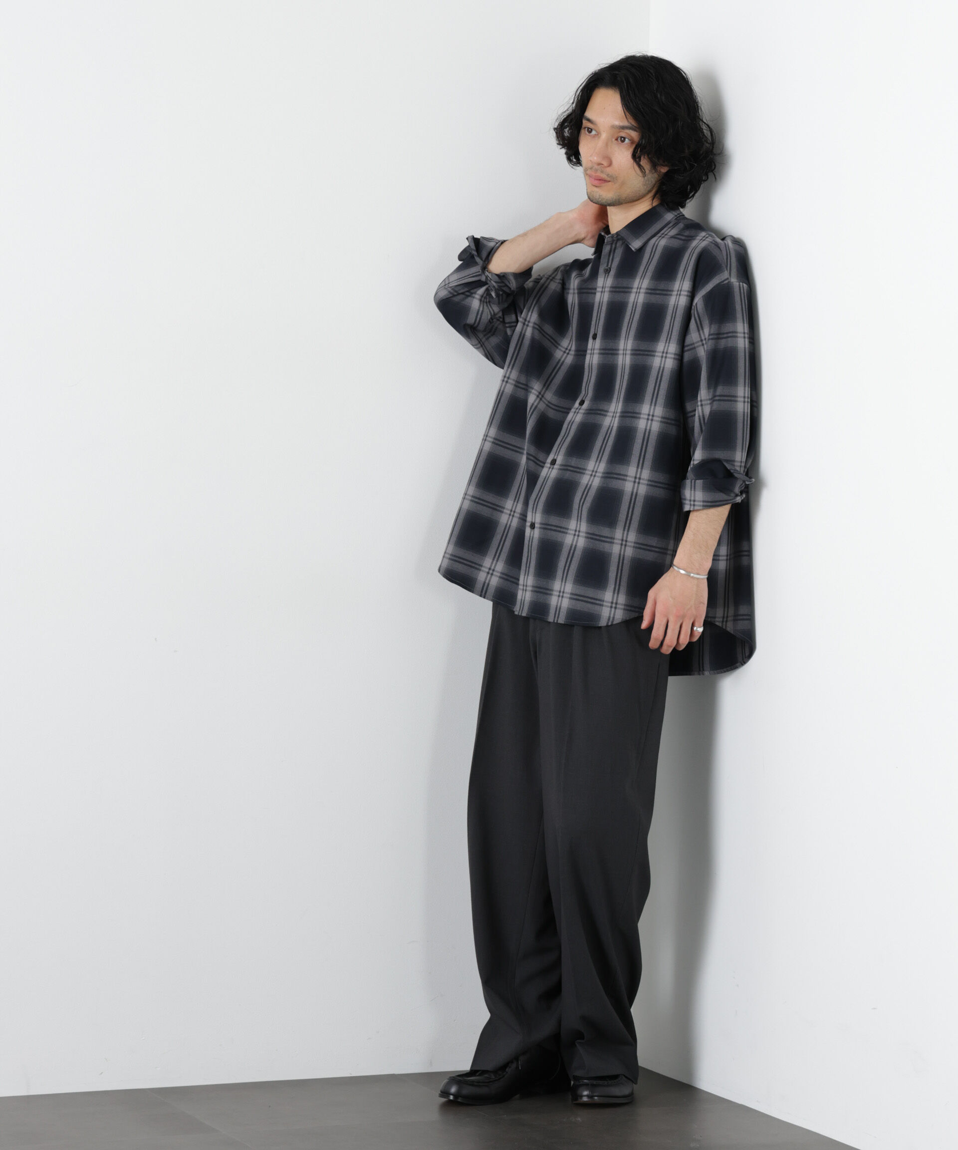 nano･universe「ALWAYS EASY ワイドスラックス（セットアップ可）」|チノ|