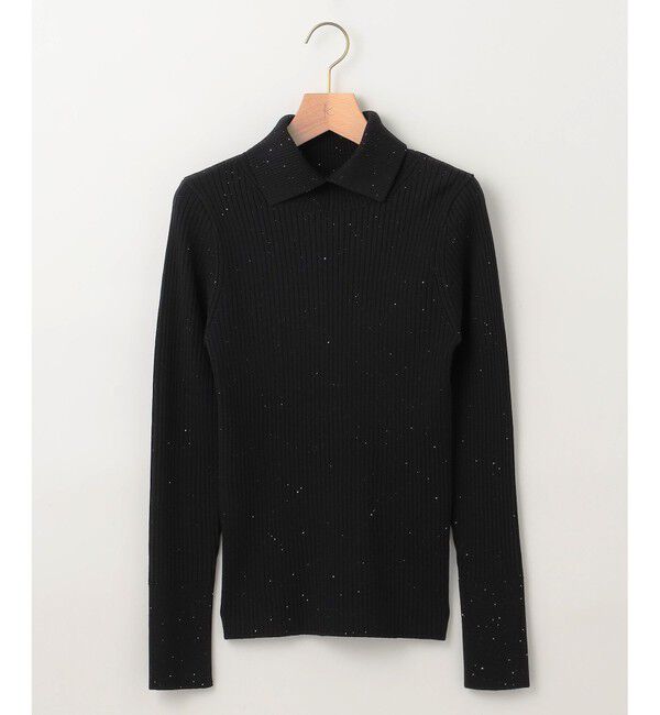 組曲「【前後着用・手洗い可】ELENAスパンコール襟デザイン ニット」|ニット・セーター|