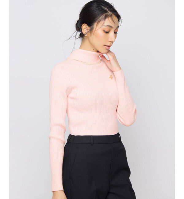 組曲「【前後着用・手洗い可】ELENAスパンコール襟デザイン ニット」|ニット・セーター|