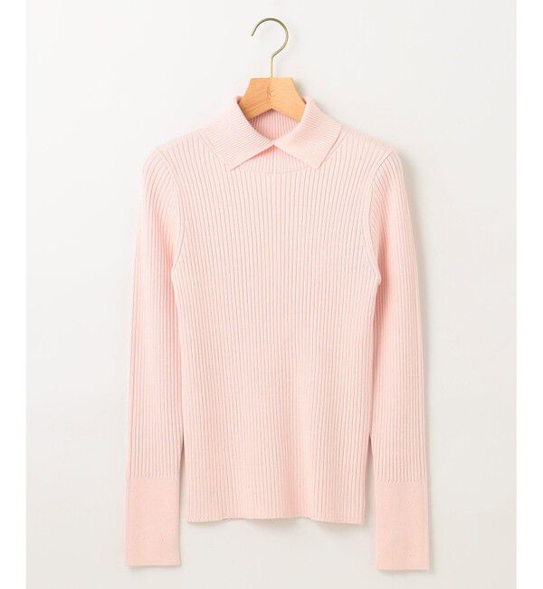 組曲「【前後着用・手洗い可】ELENAスパンコール襟デザイン ニット」|ニット・セーター|