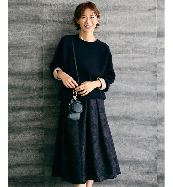 自由区「【セットアップ対応】フラワーオパールプリント スカート」|スカート|