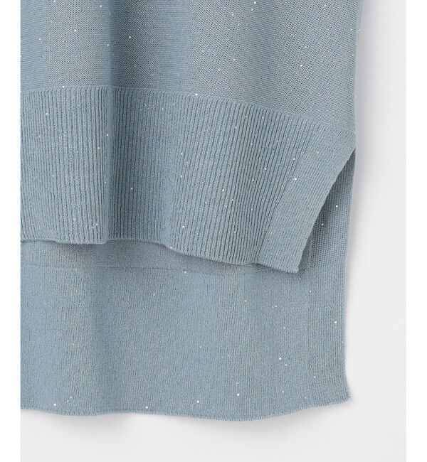 自由区「【カタログ掲載】ファインゲージスパングルプルオーバー ニット」|ニット・セーター|