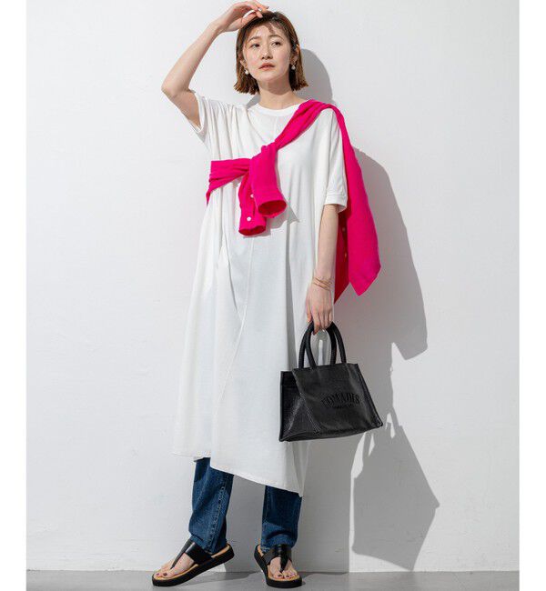 23区「【SLOW/一部店舗限定】MVSコットン T ワンピース」|ワンピース|