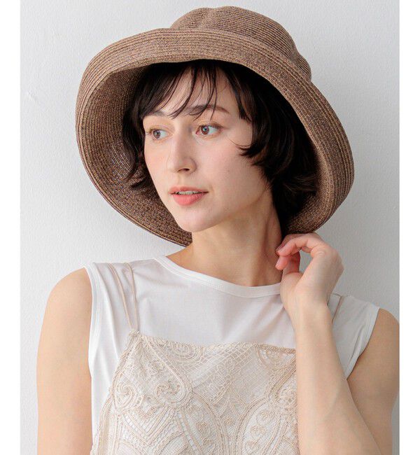 23区「ペーパーブレード エッジアップ ハット」|ハット|ﾀﾞｰｸﾌﾞ