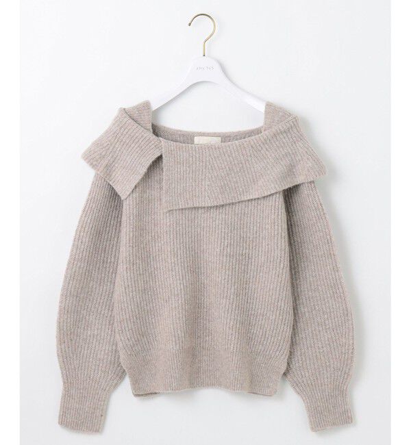 any SiS「【洗える】オフショル ニット」|ニット・セーター|