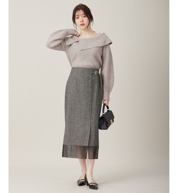 any SiS「【洗える】オフショル ニット」|ニット・セーター|