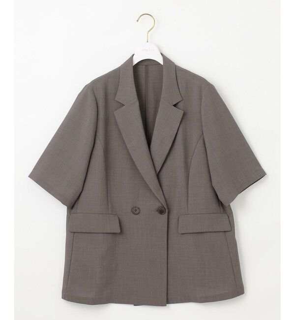 ANY SIS「【接触冷感・速乾・UVカット・洗える】スイートクール ジャケット」|テーラードジャケット|