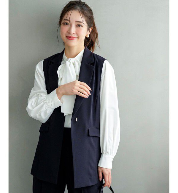 ANY SIS「セレモニーダブルクロス ジレ」|その他|