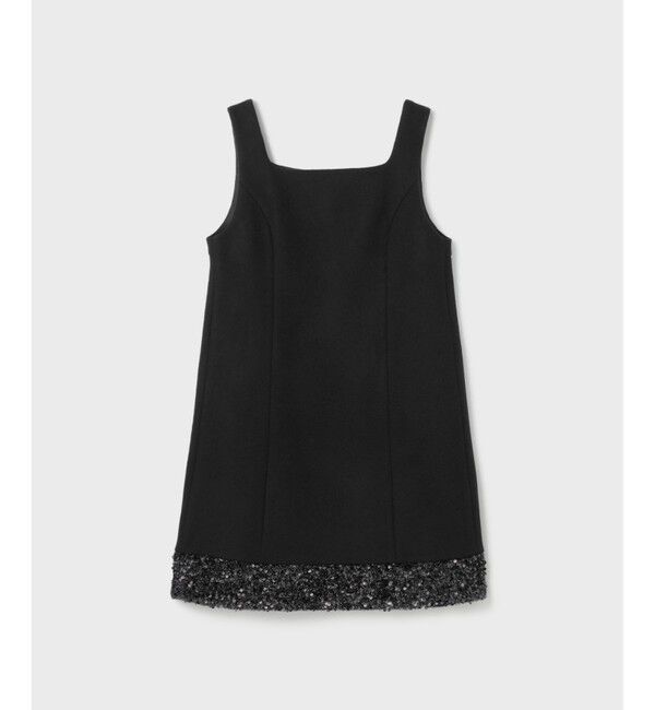 GRACE CONTINENTAL「スパンコールヘムミニワンピース」|ワンピース|