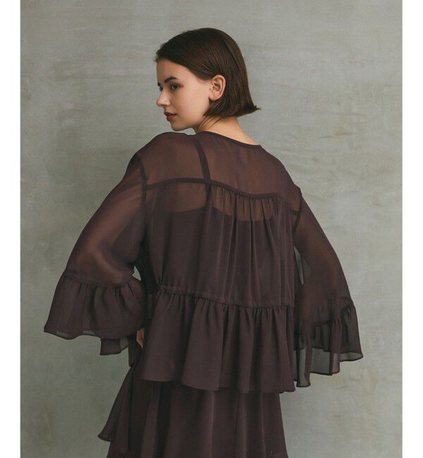 Grace Class「シフォンフリルポンチョ」|その他|