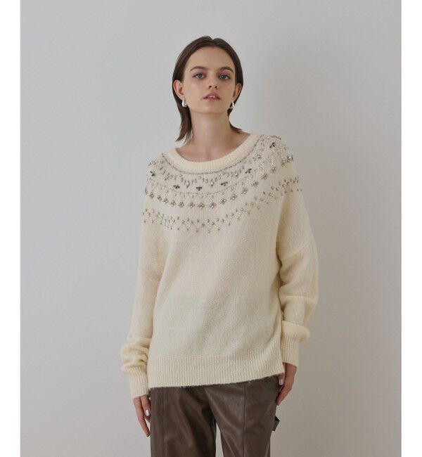 Diagram「フェアアイル刺繍ニットトップ」|ニット・セーター|キナリ