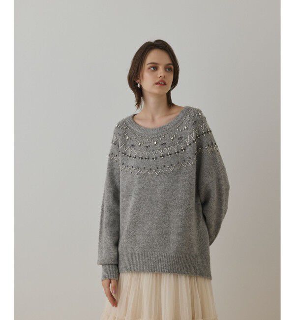 Diagram「フェアアイル刺繍ニットトップ」|ニット・セーター|