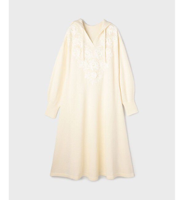 GRACE CONTINENTAL「ケミカルレースニットワンピース」|ワンピース|