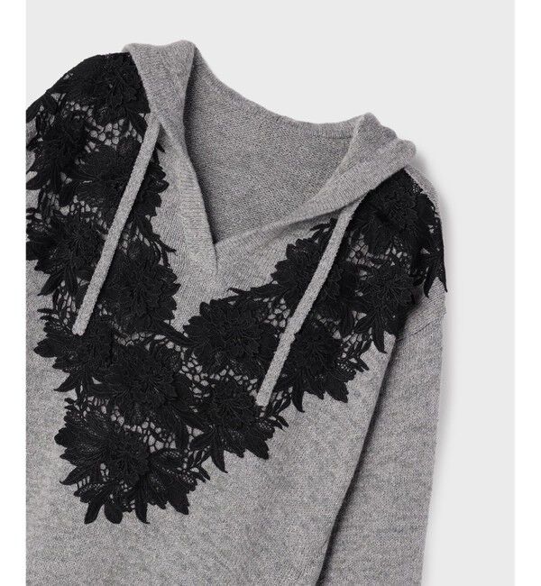 GRACE CONTINENTAL「ケミカルレースニットワンピース」|ワンピース|