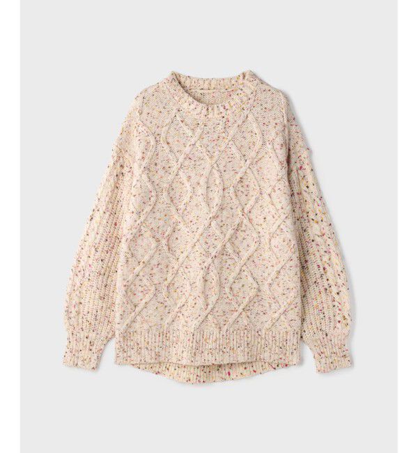 GRACE CONTINENTAL「ケーブルニットトップ」|ニット・セーター|