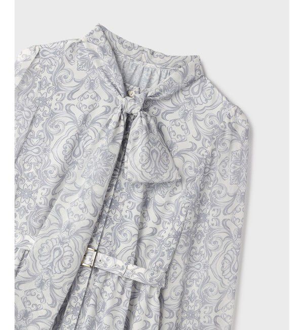 GRACE CONTINENTAL「ダマスク柄風プリントワンピース」|ワンピース|