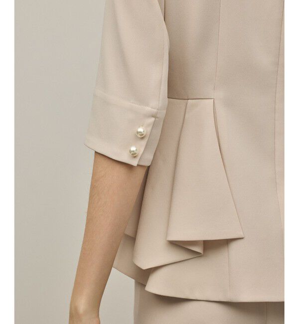 GRACE CONTINENTAL「トリアセペプラムトップ」|その他|