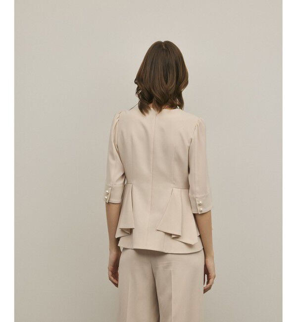 GRACE CONTINENTAL「トリアセペプラムトップ」|その他|