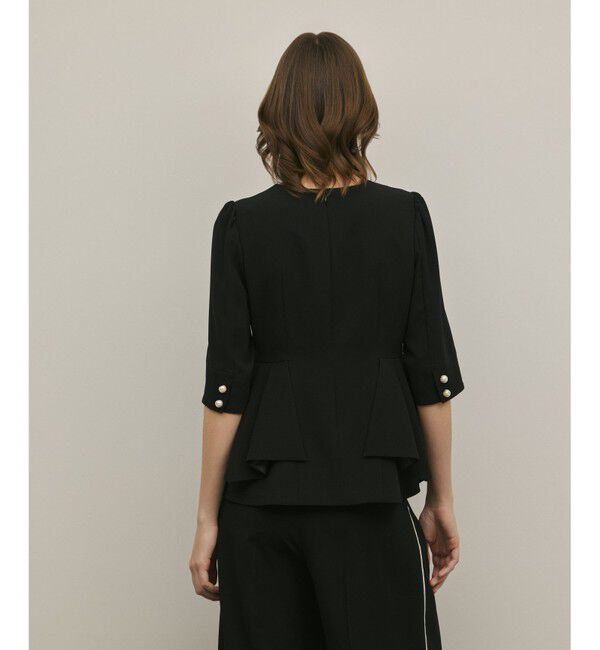 GRACE CONTINENTAL「トリアセペプラムトップ」|その他|