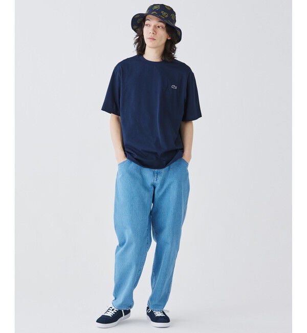 LACOSTE「アウトラインクロッククルーネック半袖Tシャツ」|Tシャツ・カットソー|
