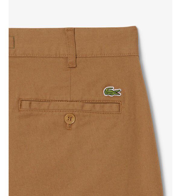 LACOSTE「スリムフィットストレート ストレッチチノパンツ」|チノ|