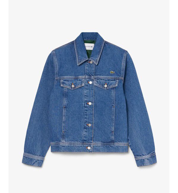 LACOSTE「ベーシックデニムジャケット」|デニムジャケット|ブルー