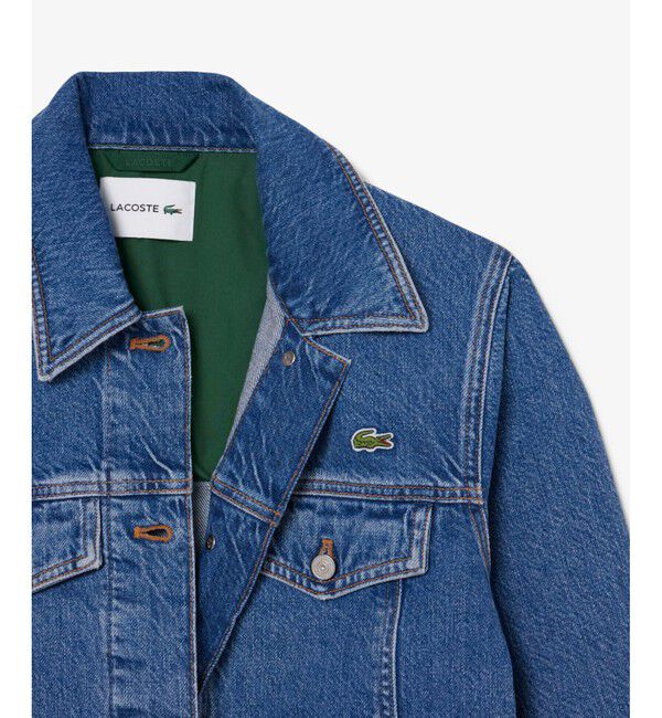 LACOSTE「ベーシックデニムジャケット」|デニムジャケット|