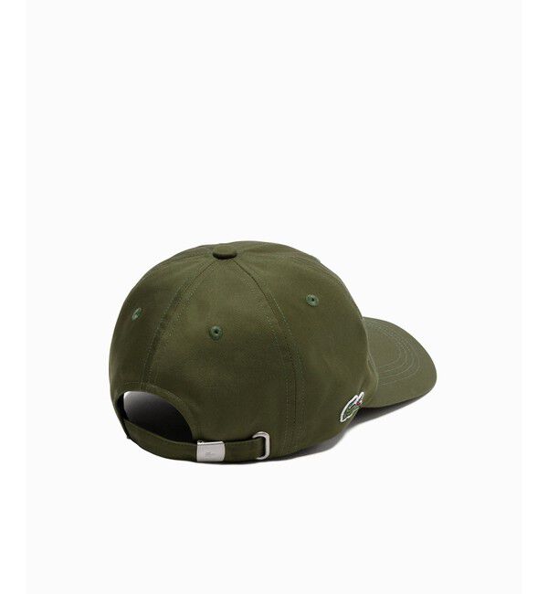 LACOSTE「撥水 ブランドロゴ刺繍 ベンタイルキャップ」|キャップ・キャスケット|