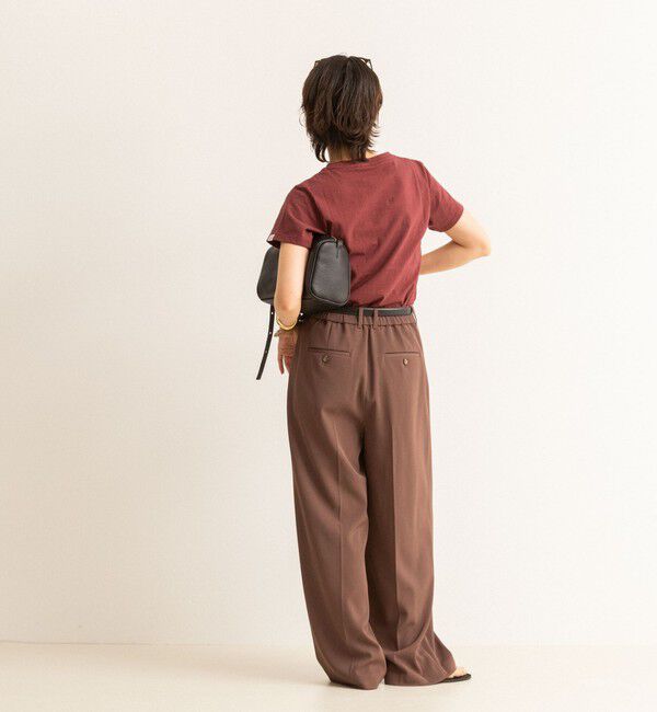 NOLLEY'S「【MAQWEL/マクウェル】MARUDOハーフスリーブTee」|Tシャツ・カットソー|