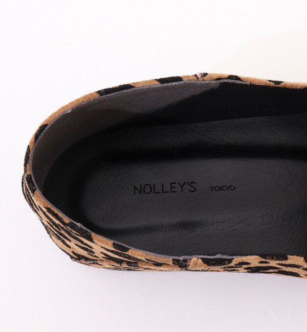 NOLLEY'S「レオパードスエードスリッパローファー」|ローファー|