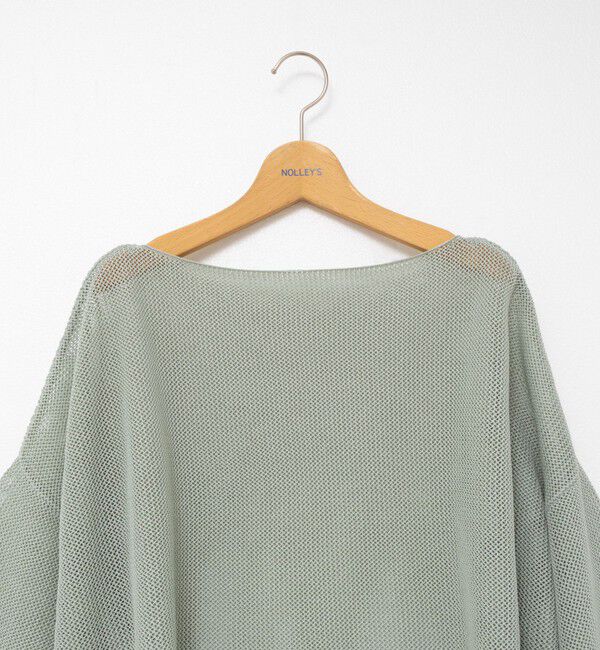 NOLLEY'S「《手洗い可能》ドライメッシュショートプルオーバーニット」|ニット・セーター|