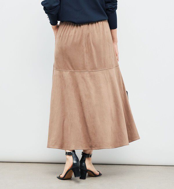 NOLLEY'S「《セットアップ対応》ウォッシャブルストレッチスエードフレアスカート」|フレア|