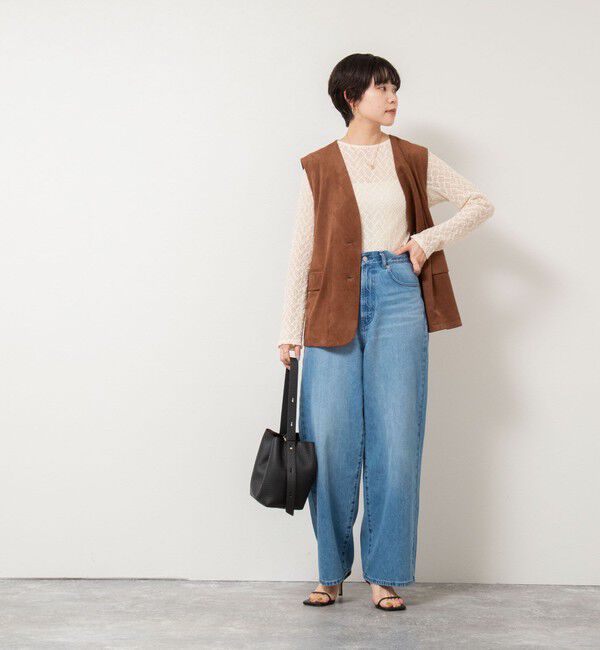 NOLLEY'S「2WAYレースカーディガン」|カーディガン|