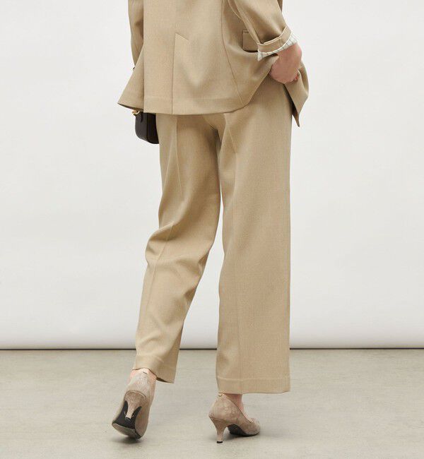 NOLLEY'S「《セットアップ対応》ウォッシャブルウール調セミワイドパンツ」|その他|