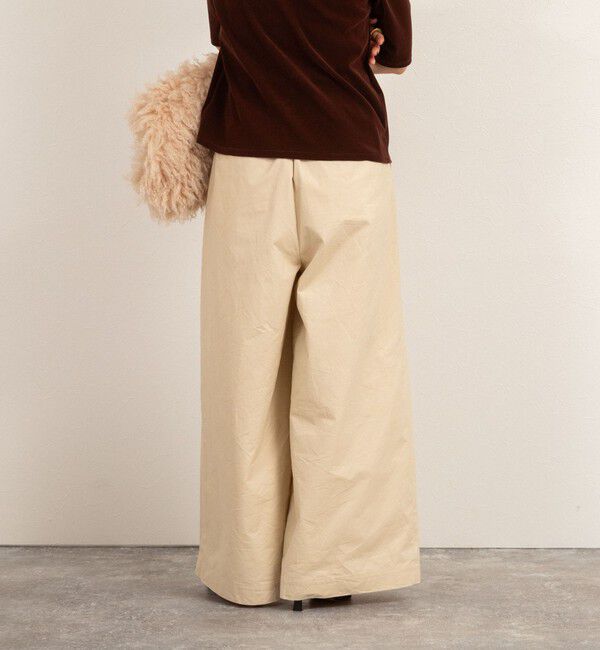 MAQWEL「【MAQWEL/マクウェル】ウォッシャブルタックワイドパンツ」|その他|