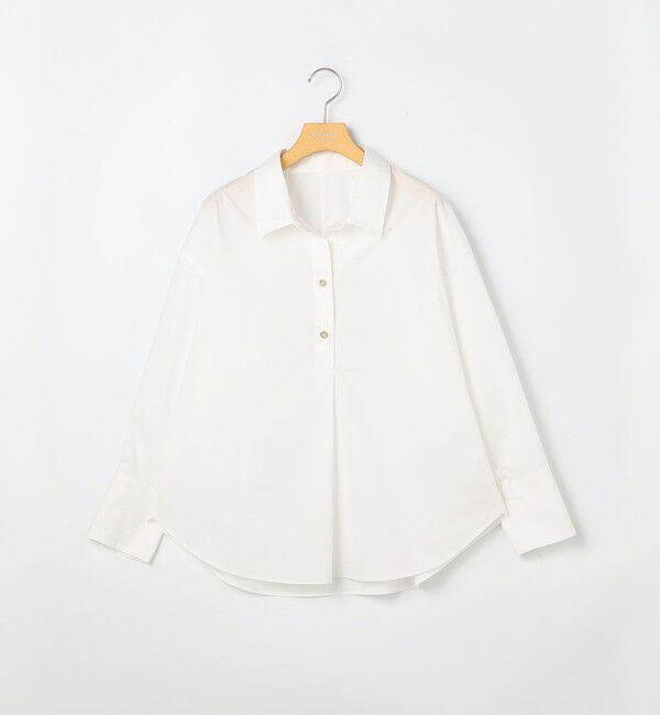 NOLLEY'S sophi「ウォッシャブルブロードメタル釦スキッパーシャツ」|シャツ・ブラウス|