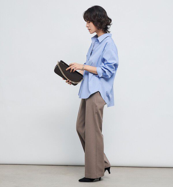 NOLLEY'S sophi「ウォッシャブルブロードメタル釦スキッパーシャツ」|シャツ・ブラウス|