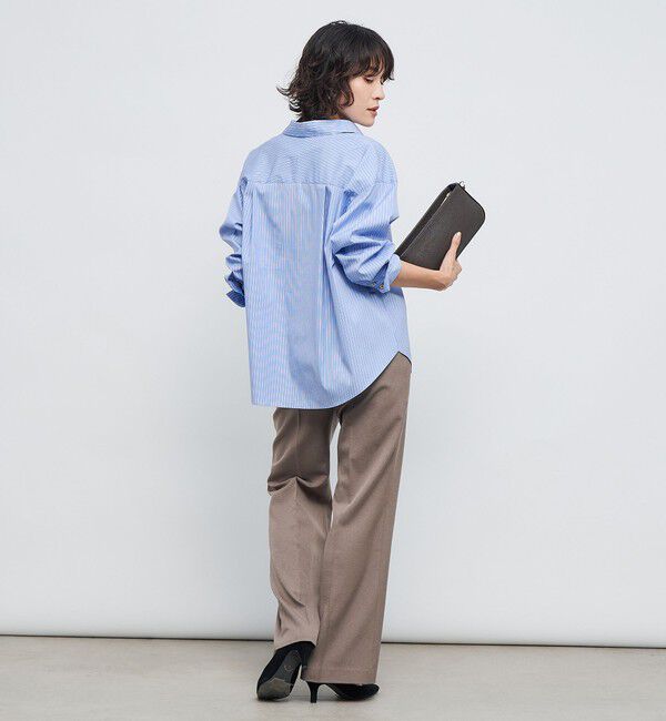 NOLLEY'S sophi「ウォッシャブルブロードメタル釦スキッパーシャツ」|シャツ・ブラウス|