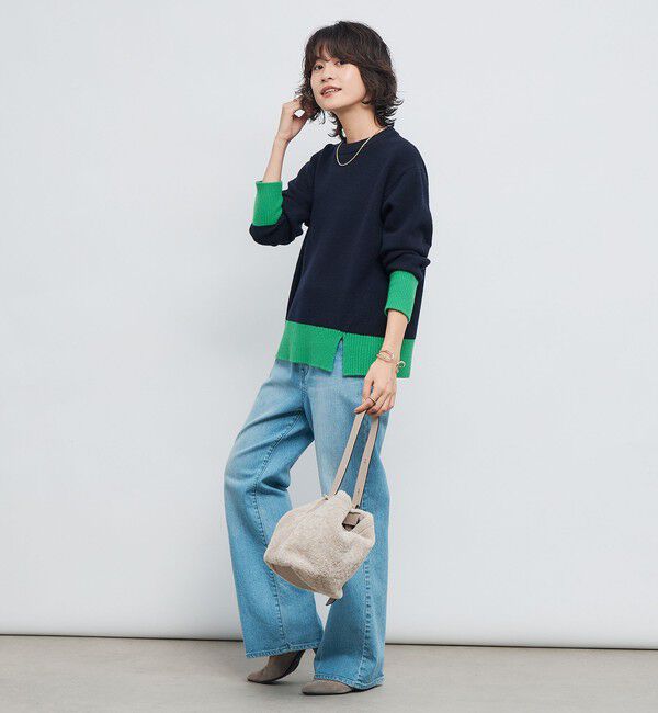 NOLLEY'S「5Gノアリスクルーネックプルオーバーニット」|ニット・セーター|