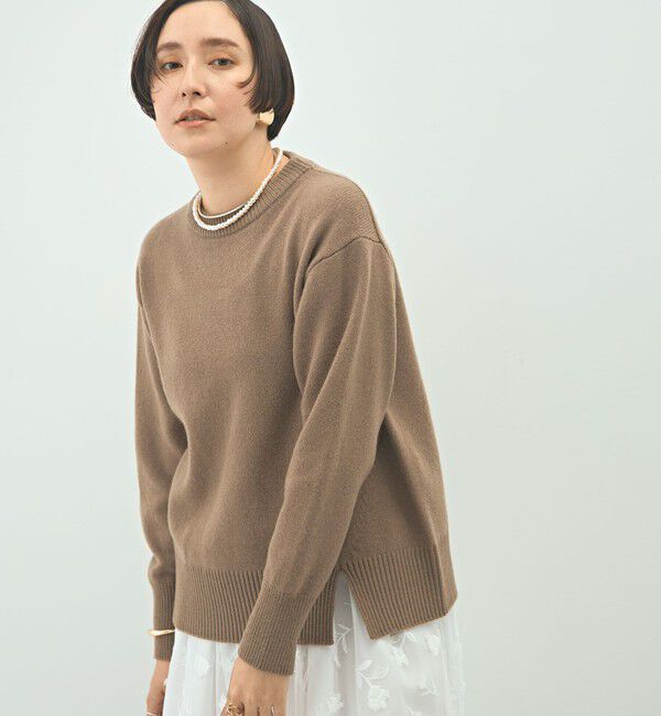 NOLLEY'S「5Gノアリスクルーネックプルオーバーニット」|ニット・セーター|