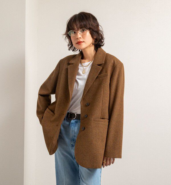 MAQWEL「【MAQWEL/マクウェル】オーバージャケット」|テーラードジャケット|