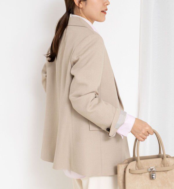 NOLLEY'S sophi「ウォッシャブルシャークダブルジャケット」|テーラードジャケット|