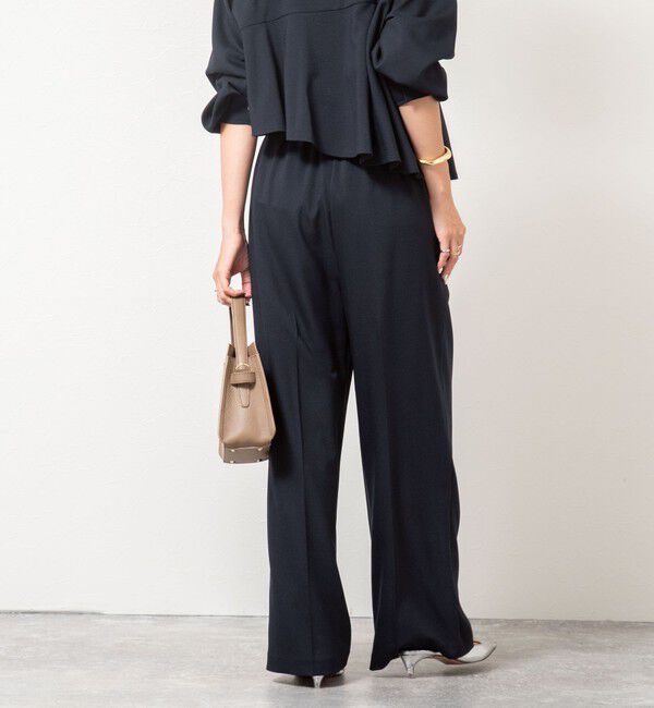 NOLLEY'S「【一部WEB限定色アイテム】ウォッシャブルウエストゴムセミワイドパンツ」|その他|