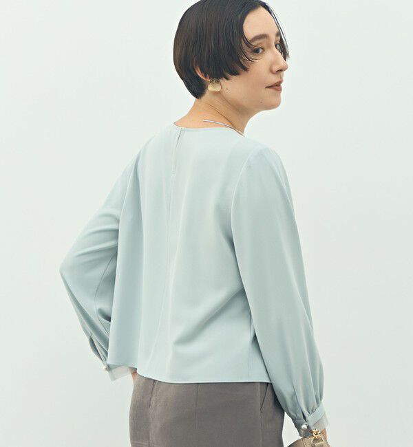 NOLLEY'S「ウォッシャブル2WAYストレッチブラウス」|シャツ・ブラウス|