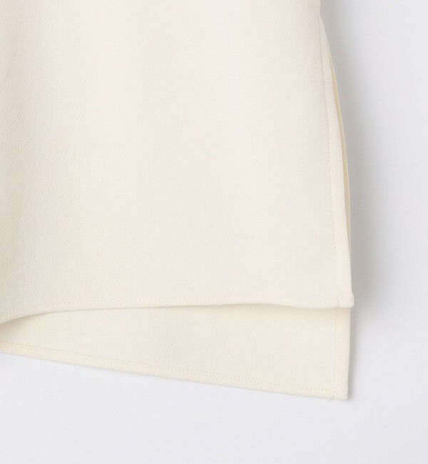 NOLLEY'S sophi「ウォッシャブルバックサテンジョーゼットオープンカラーブラウス」|シャツ・ブラウス|