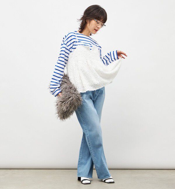 NOLLEY'S sophi「《セットアップ対応》ウォッシャブルフェザーチュールキャミブラウス」|キャミソール|