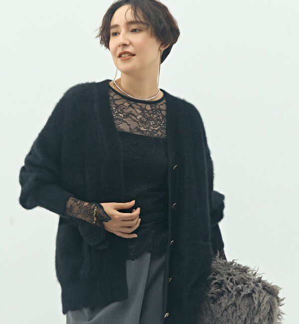 NOLLEY'S sophi「ウォッシャブルラッセルレースＴブラウス」|シャツ・ブラウス|