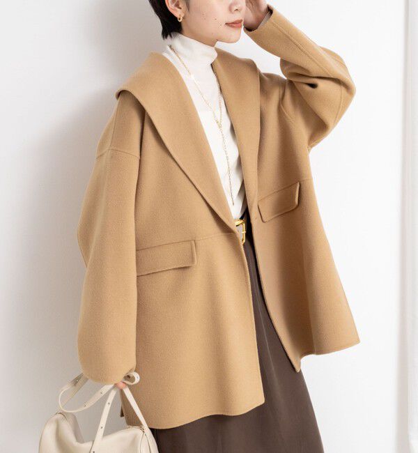 NOLLEY'S sophi「SUPER140リバーショールコート」|その他|