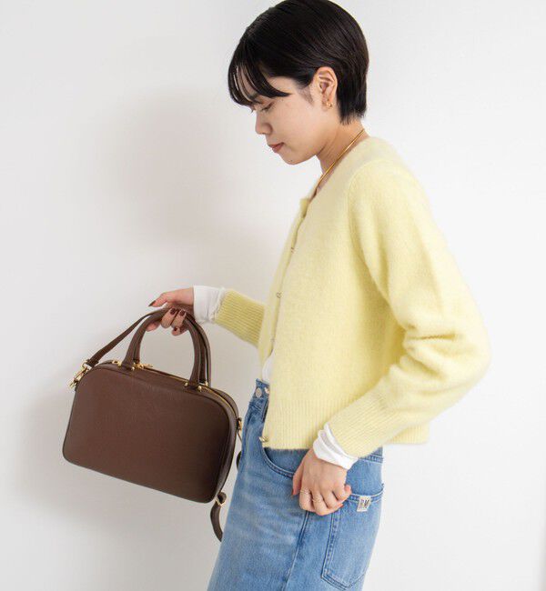 NOLLEY'S sophi「ヘアリーメタル釦クルーネックカーディガン」|カーディガン|