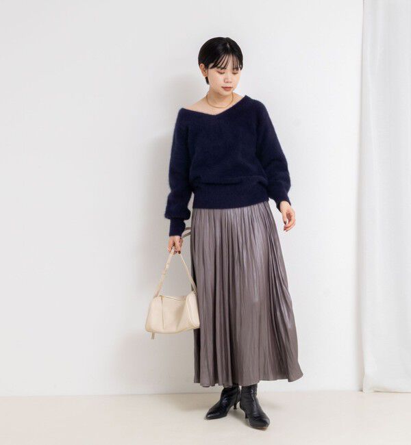 NOLLEY'S sophi「ヘアリー2WAYプルオーバーニット」|ニット・セーター|